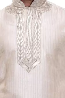 Kurta Pajama  Machine Embriodery With  Threading