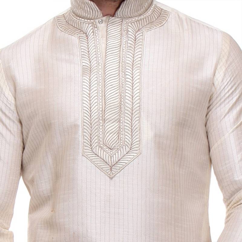 Kurta Pajama  Machine Embriodery With  Threading