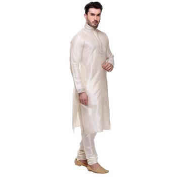 Kurta Pajama  Machine Embriodery With  Threading 4