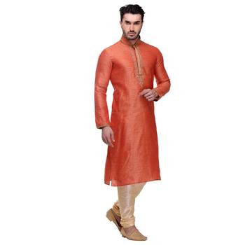 Indian Poshakh Kurta Pajama  Machine Embriodery With  Threading 2