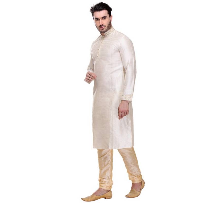 Indian Poshakh Kurta Pajama  Machine Embriodery With  Threading