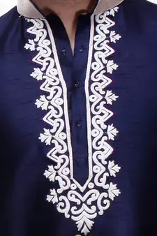 Kurta Pajama  Machine Embriodery With  Threading