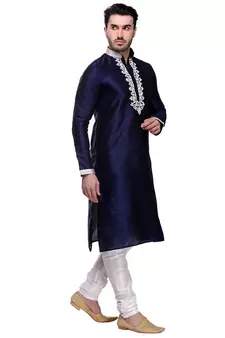 Kurta Pajama  Machine Embriodery With  Threading