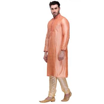 Indian Poshakh Kurta Pajama  Machine Embriodery With  Threading 1