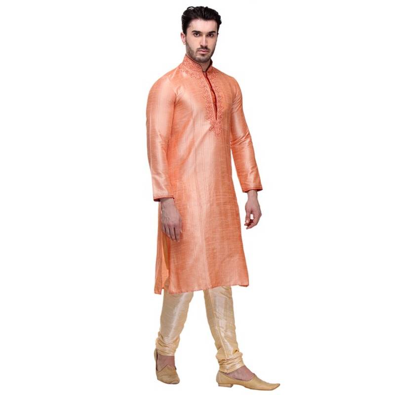 Indian Poshakh Kurta Pajama  Machine Embriodery With  Threading