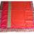 Multicolor embroidered art silk saree with blouse