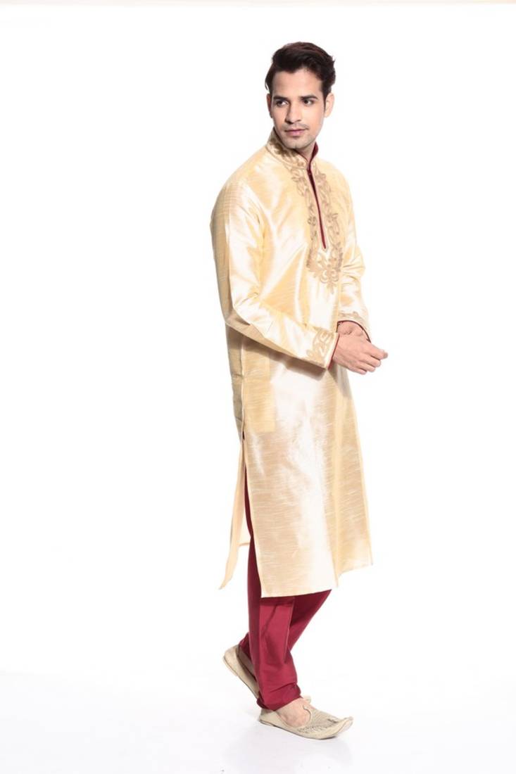 Indian Poshakh Kurta Pajama  Machine Work