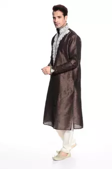 Indian Poshakh Kurta Pajama  Machine Work