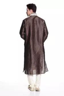 Indian Poshakh Kurta Pajama  Machine Work