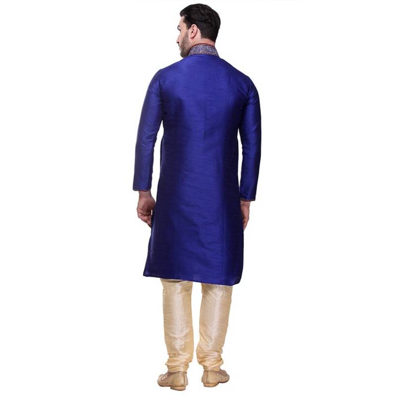Indian Poshakh Kurta Pajama  Machine Work With Threading