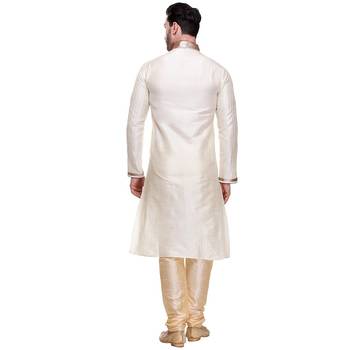 Indian Poshakh Kurta Pajama  Pinteach Wit Fancy Potli Button 2
