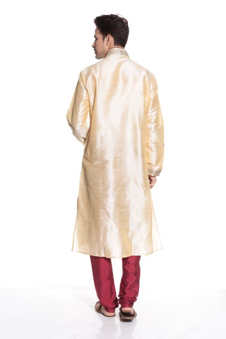 Indian Poshakh Kurta Pajama Pintuck Threading Work