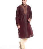 Indian Poshakh Kurta Pajama Threading ,Dori And Hand Work