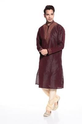 Indian Poshakh Kurta Pajama Threading ,Dori And Hand Work 2