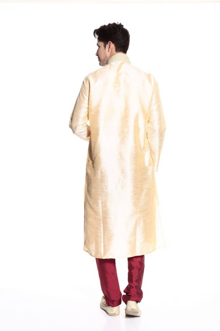 Indian Poshakh Kurta Pajama Threading And Dori Work