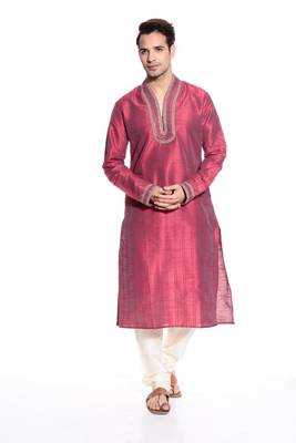 Indian Poshakh Kurta Pajama Threading Dori And Hand Work 1