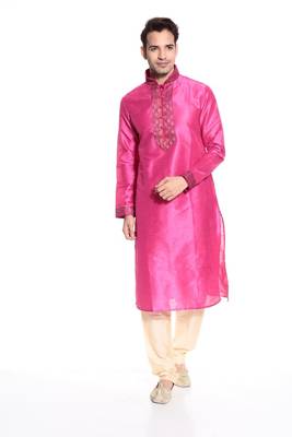 Indian Poshakh Kurta Pajama Threading Patch Work 1