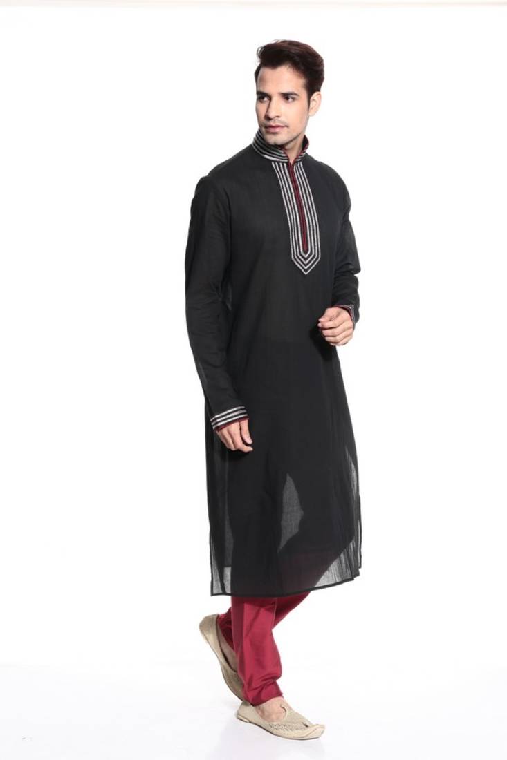 Indian Poshakh Kurta Pajama Threading Patch Work