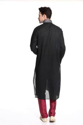 Indian Poshakh Kurta Pajama Threading Patch Work 3
