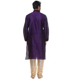 Indian Poshakh Kurta Pajama Threading With Fancy Potli Button