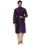 Indian Poshakh Kurta Pajama Threading With Fancy Potli Button
