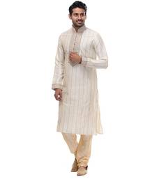 Indian Poshakh Kurta Pajama Threading With Patch Work