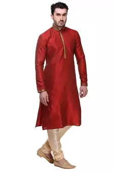 Indian Poshakh Kurta Pajama Threading Work