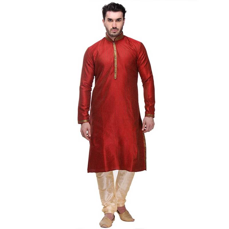 Indian Poshakh Kurta Pajama Threading Work