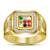 Navratna Stone Ring 925 Sterling Silver Heavy Navgraha Men's Jewelry Religious