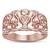 Heart Shape Women's & Girls Party Wear Band Ring In 925 Sterling Silver