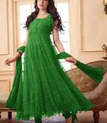 Latest Green Designer Anarkali Suit