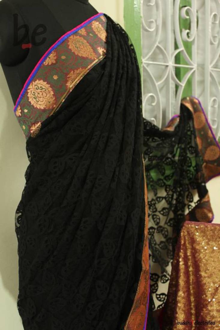 The Queen's Desire Net Saree