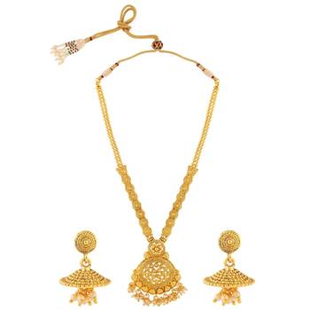 solanki creation gold paledet necklace-sets machhing erring 1