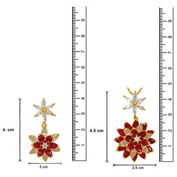 Red ruby   necklace-sets 3