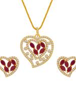 Red ruby   necklace-sets