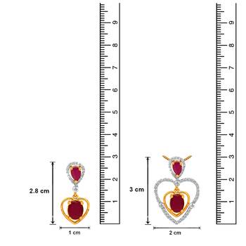 Red ruby   necklace-sets 3