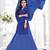 Multicolor embroidered cotton salwar