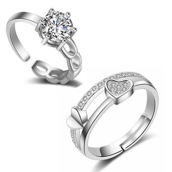 White crystal rings 1