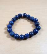 Exclusive Offer!! Lapis Lazuli Bead Bracelet Size 8MM Set Of 3