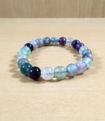 Exclusive Offer!! Multi Fluorite  Bracelet Size 8MM Set Of 3
