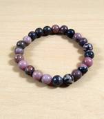 Exclusive Offer!! Rhodonite Bead Bracelet Size 8MM Set Of 3