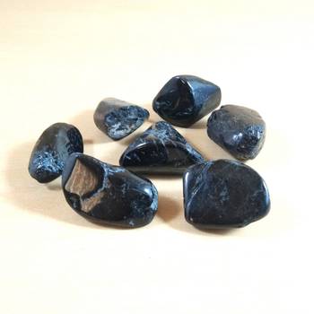 Black Tourmaline With Mica Original Polished Tumble Stone Weight - 500 Gms 3