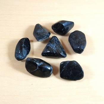 Black Tourmaline With Mica Original Polished Tumble Stone Weight - 500 Gms 4