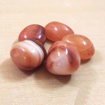Carnelian Polished Tumble Stone Weight - 500 Gms 3