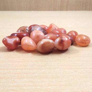Carnelian Polished Tumble Stone Weight - 500 Gms 4