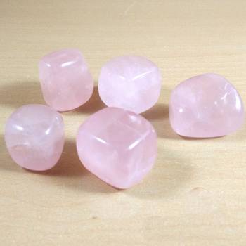 Rose Quartz Natural Tumble Stone Weight - 500 Gms 1