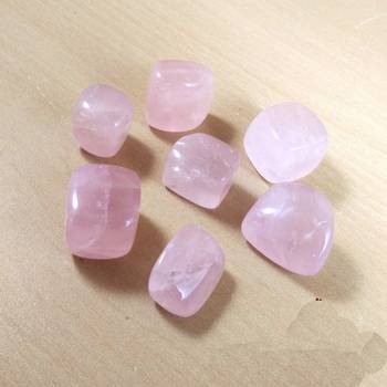 Rose Quartz Natural Tumble Stone Weight - 500 Gms 4