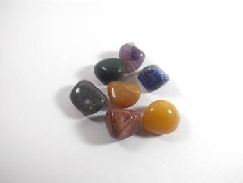 Seven Chakra Polished Tumble Stone Weight - 500 Gms 4