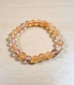 Exclusive Offer!! Citrine Natural Bead Bracelet Size 8MM Set Of 3