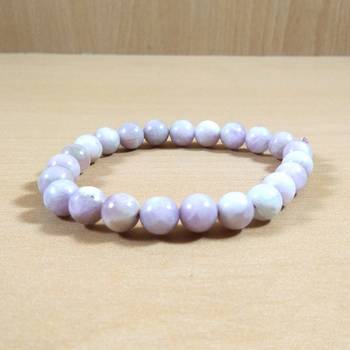 Exclusive Offer!! Kunzite Bead Bracelet Size 8MM Set Of 3 1